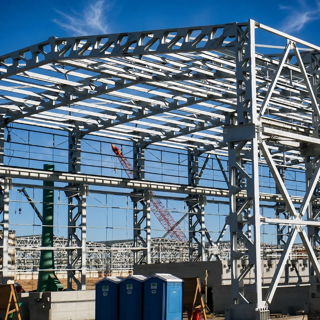 Estructura metálica industrial