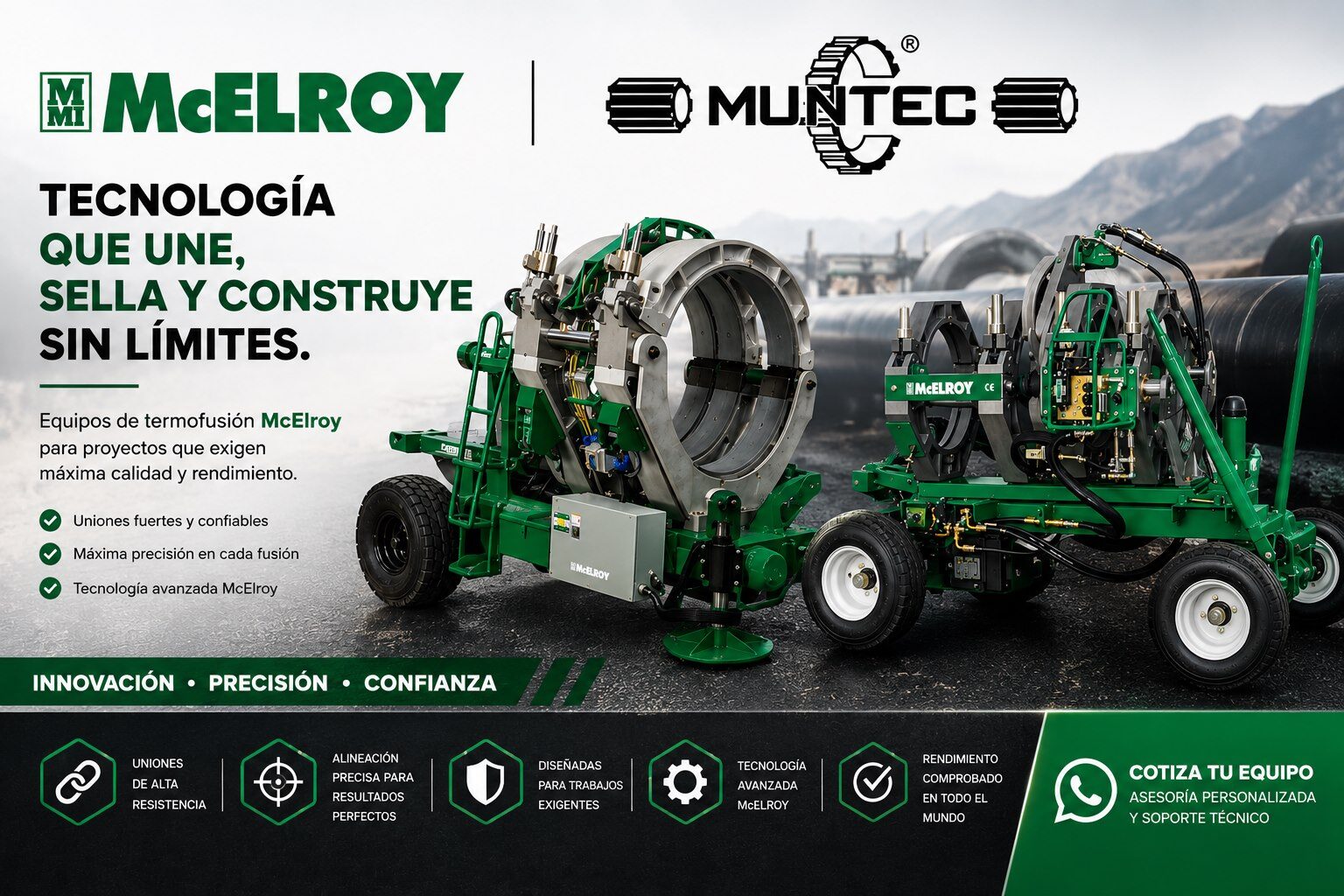 Equipo de termofusión McElroy