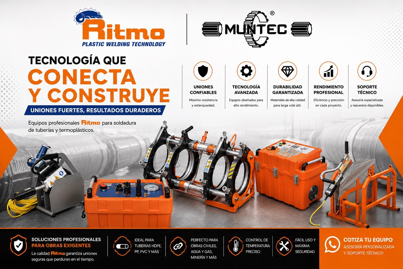 Equipo de termofusión Ritmo